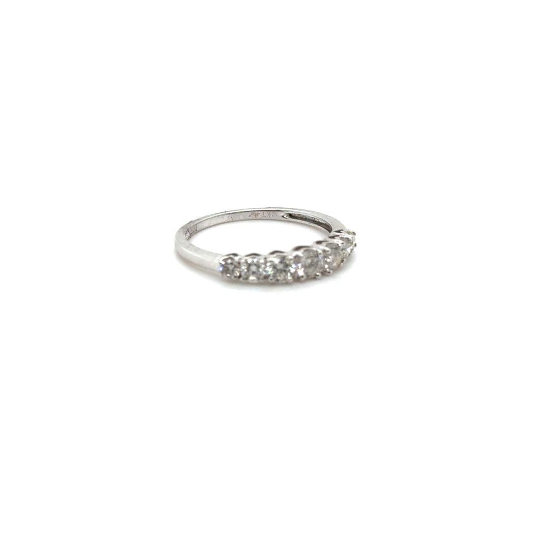 10K Diamond Half-Eternity Band 0.50CT