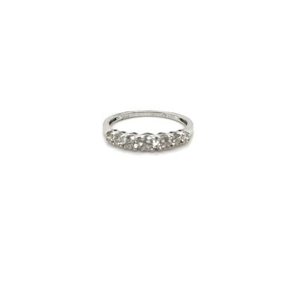 10K Diamond Half-Eternity Band 0.50CT