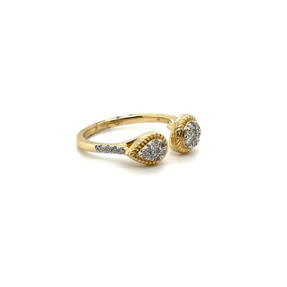 14K Gold Diamond Ring 0.25 CT