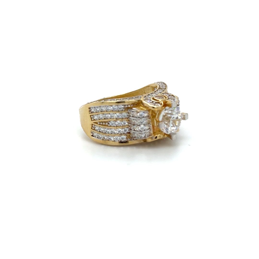 10K Zirconia Gold Ring