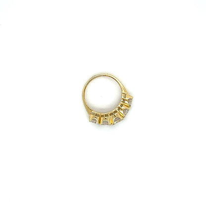 14K Five Stone Gold Ring