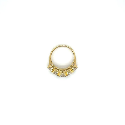 14K Five Stone Gold Ring