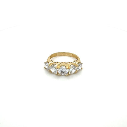 14K Five Stone Gold Ring