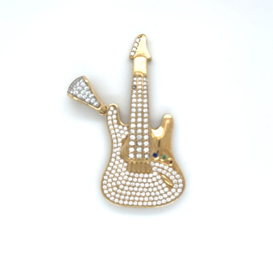 14K Guitar Charm