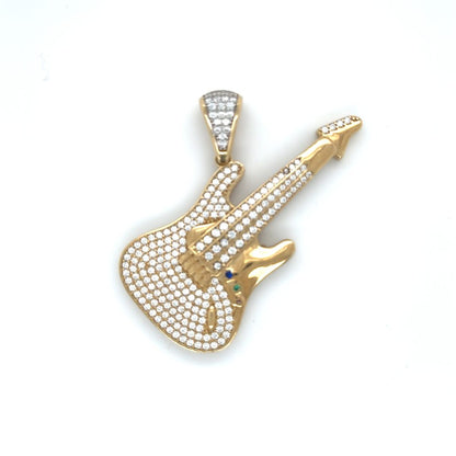 14K Guitar Charm