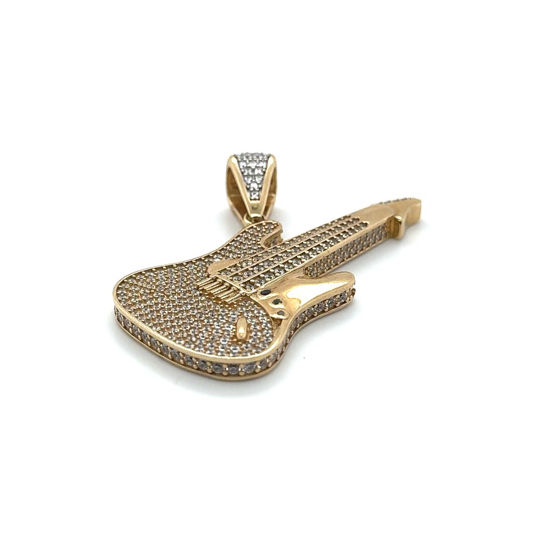 14K Guitar Charm