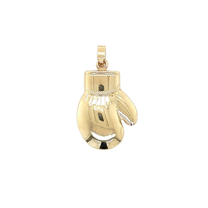 10K Boxing Gloves Charm