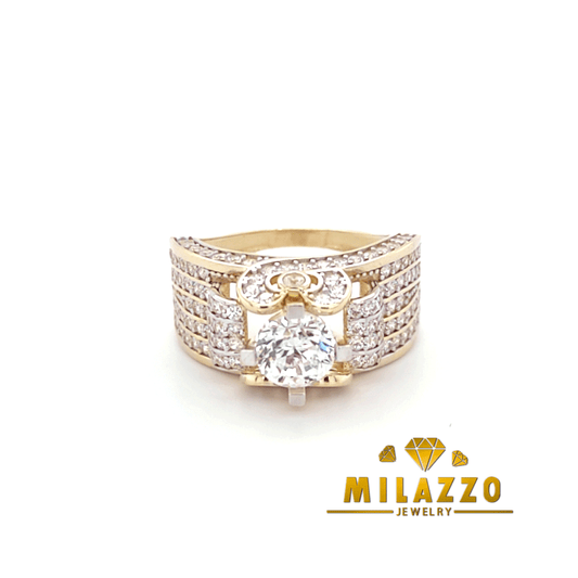 10K Rare Yellow Woman Ring