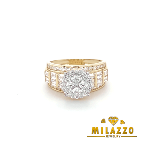 10K Big Stone Woman Ring