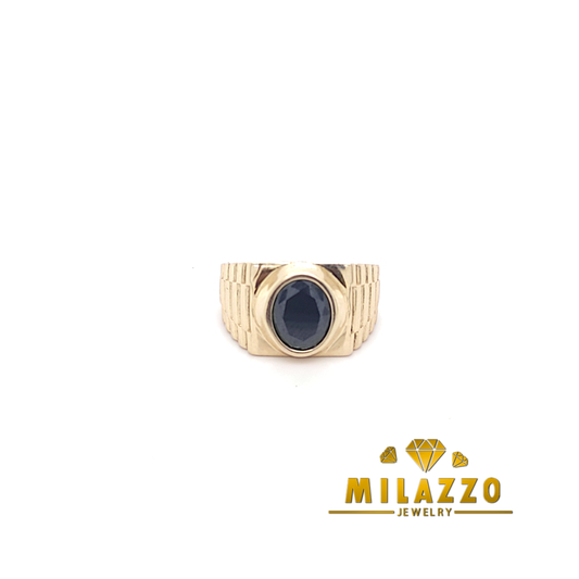 10K Yellow Gold Ring Man