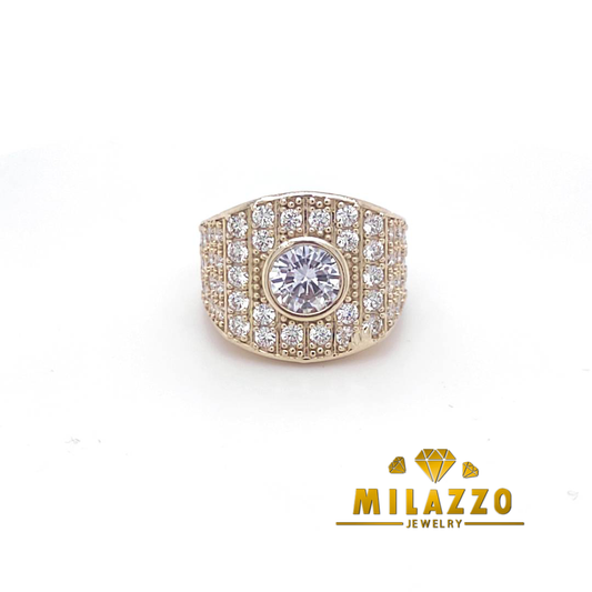 10K Yellow Gold Man Ring