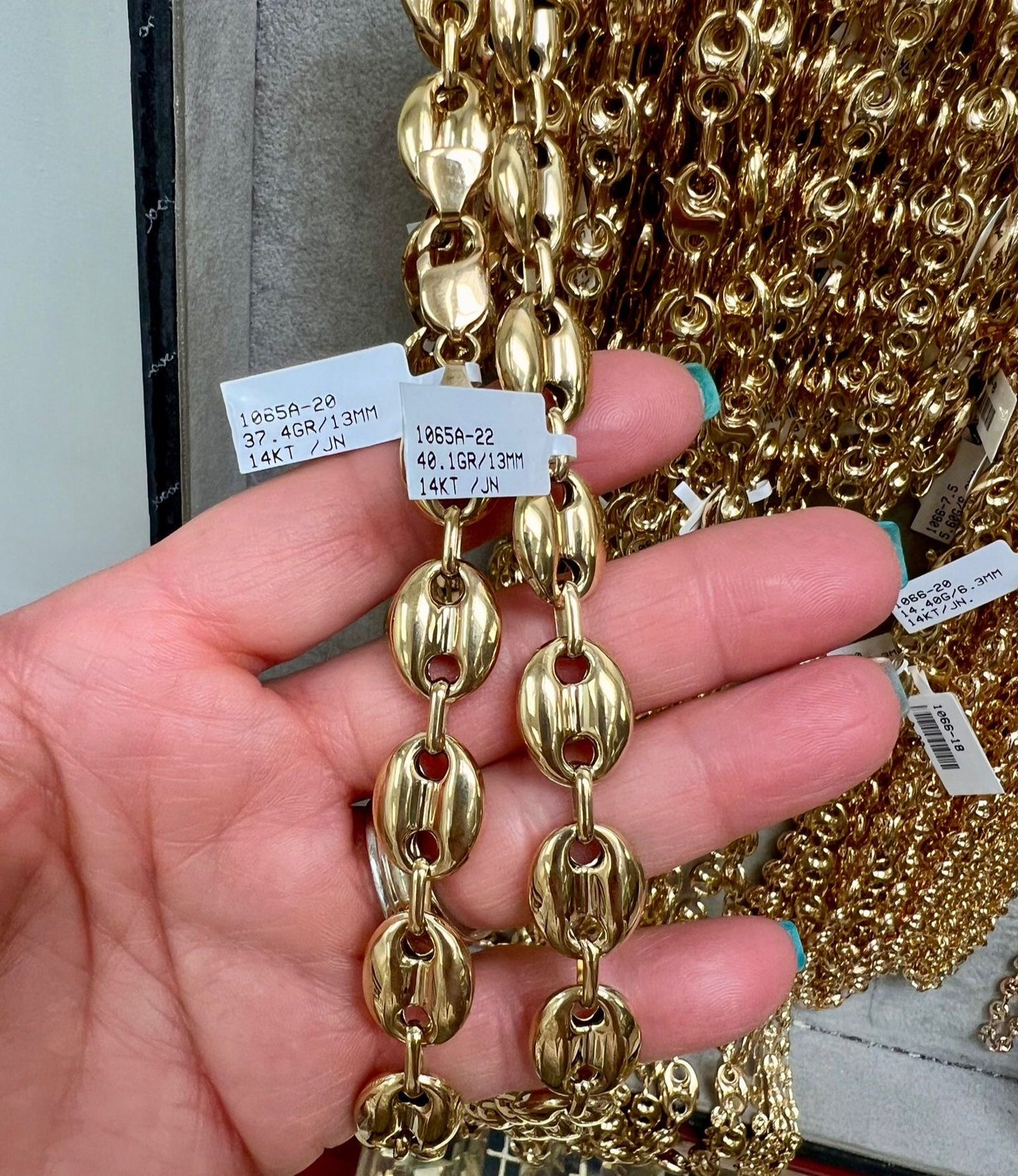 GUCCI CHAIN 14k 22” 13MM