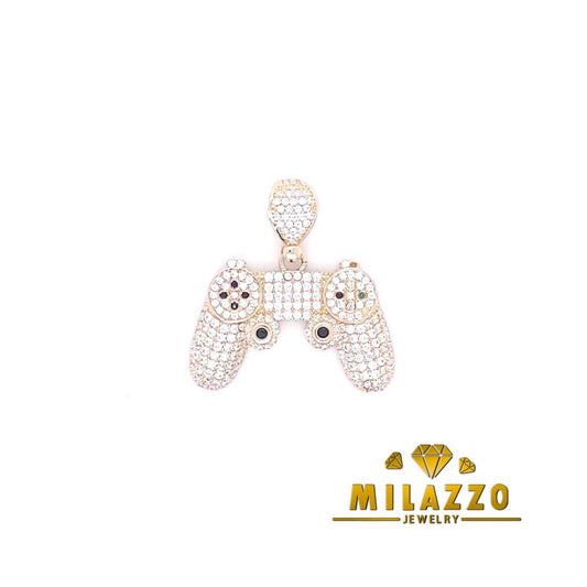 14K Game Controller Charm