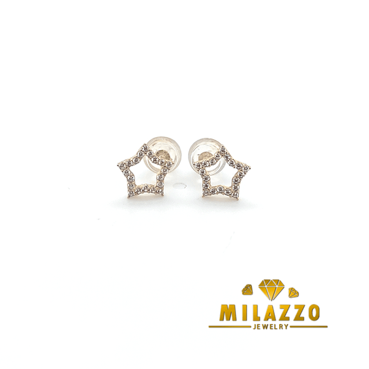14K Starts Earrings
