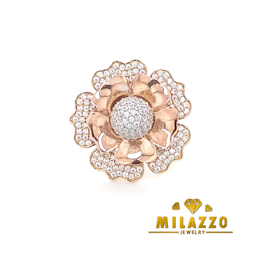 10K Flower Ring