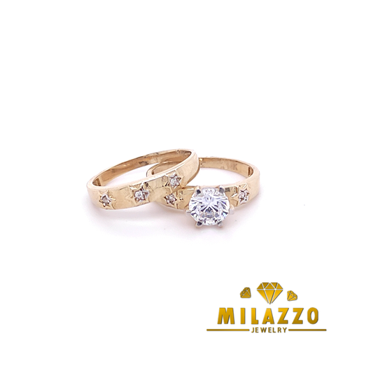 14K Double Wedding Ring
