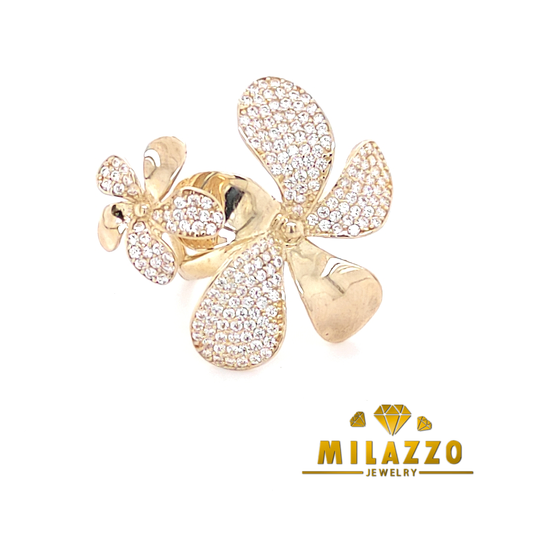 10K Flower Ring