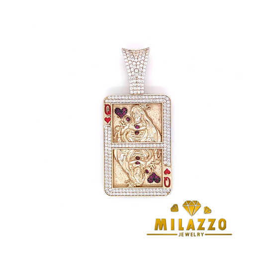10K Card Charm