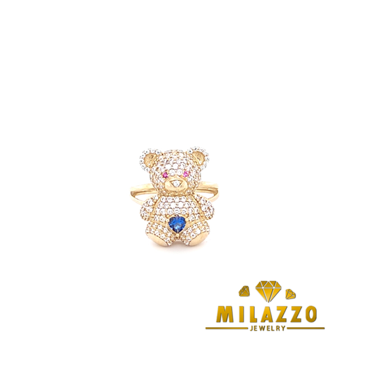 10K Woman Ring Bear
