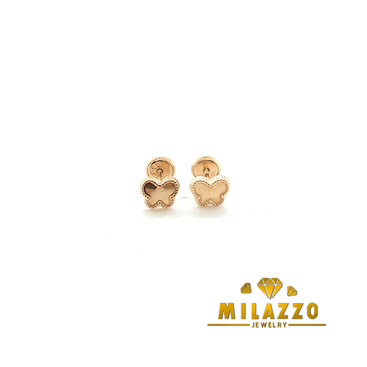 14K Butter Fly Earrings