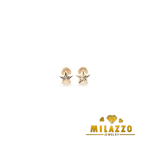 14K Starts Earrings